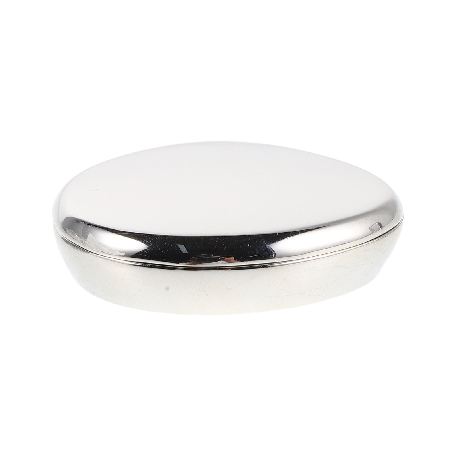 Cologne Solid Balm - 固形香料バーム用ケース。アルミニウム合金製、シルバー。詰め替え可能。旅行用。携帯に便利。