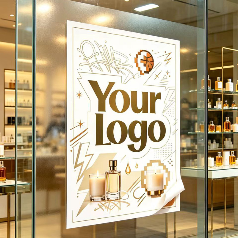 Perfume Fragrance Shop - 任意のサイズの100cmカスタムステッカー、フレグランスショップのウィンドウデカール、アロマ香水ブティックの壁用ビニールステッカー、香料店の広告ステッカー