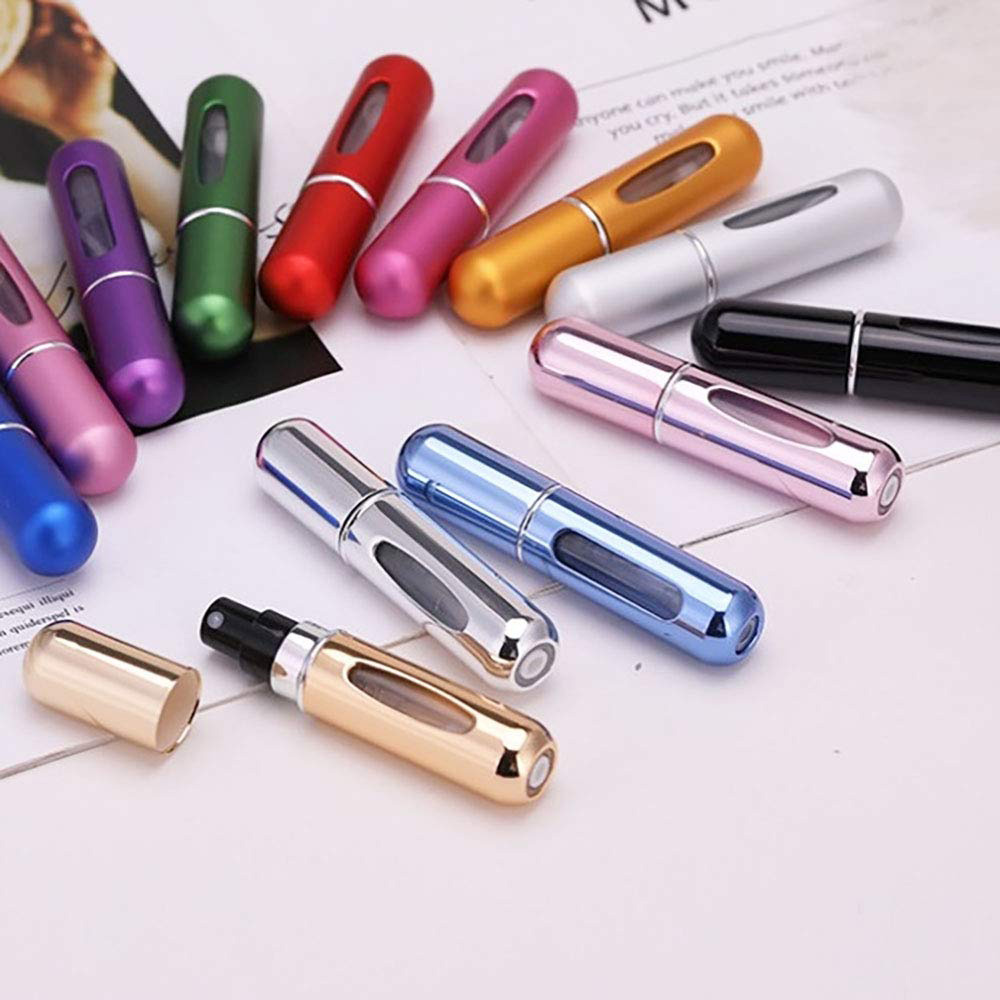 Perfume Fragrance Refill - 詰め替え可能なミニ香水瓶,ポータブル化粧品スプレーボトル,スプレー容器,旅行用,8ml, 5ml