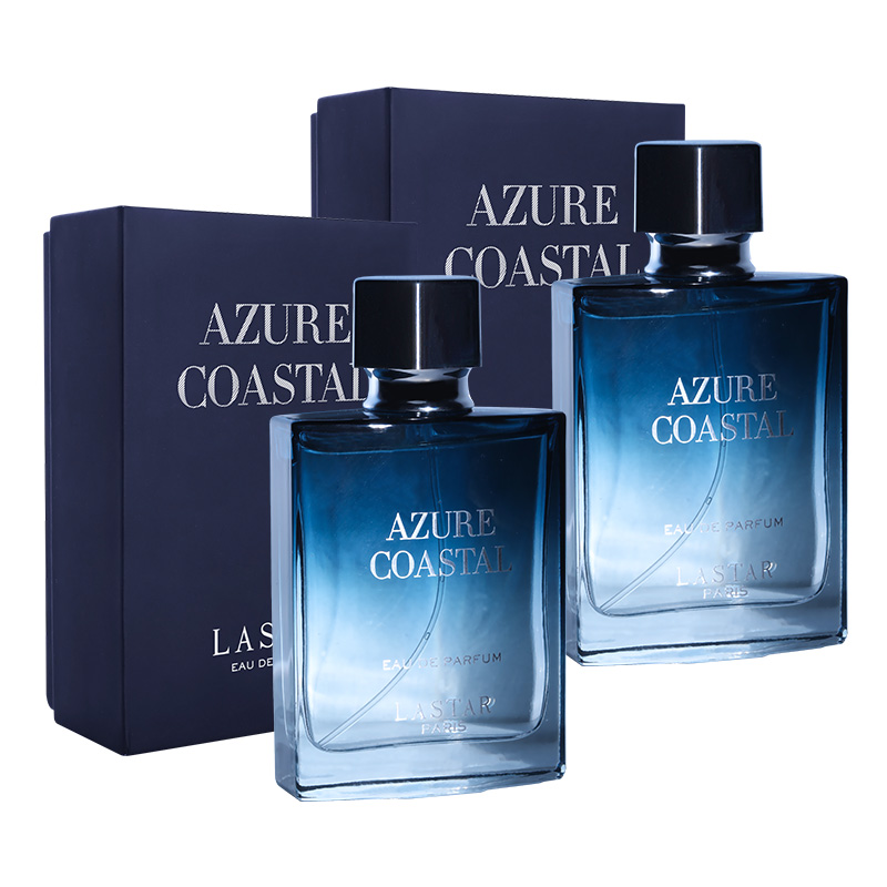 Perfume Fragrance Couture - LASTAR メンズ香水、2本合計100ml/3.38fl.oz、ムスク、長持ちする香り、クリスマス/新年ギフト