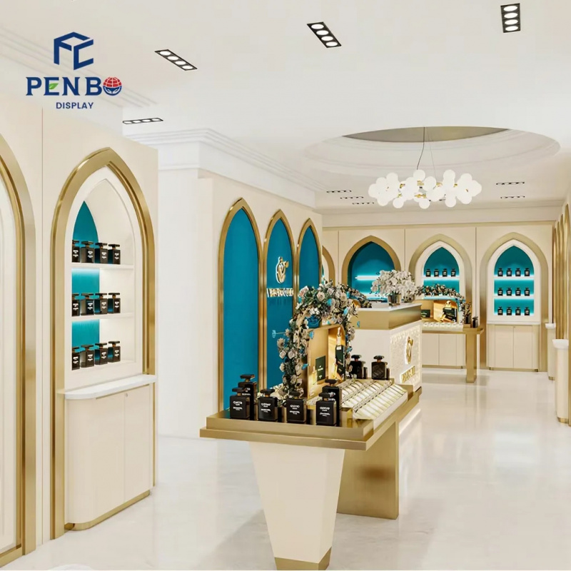 Perfume Fragrance Shop - カスタム香水ショップのデザインとディスプレイ家具製造、フレグランス小売プロジェクト