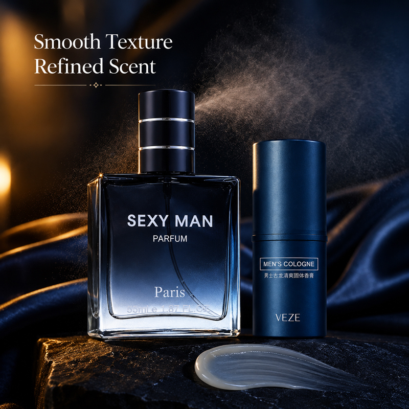 メンズ香水セット 2-in-1 スプレー＆ソリッドコロン 長 - Fragrance Perfume Spray のレビューと価格