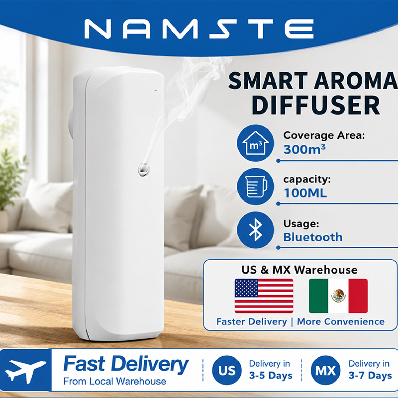 NAMSTE アロマオイルディフューザー Bluetooth - Perfume Home Fragrance のレビューと価格