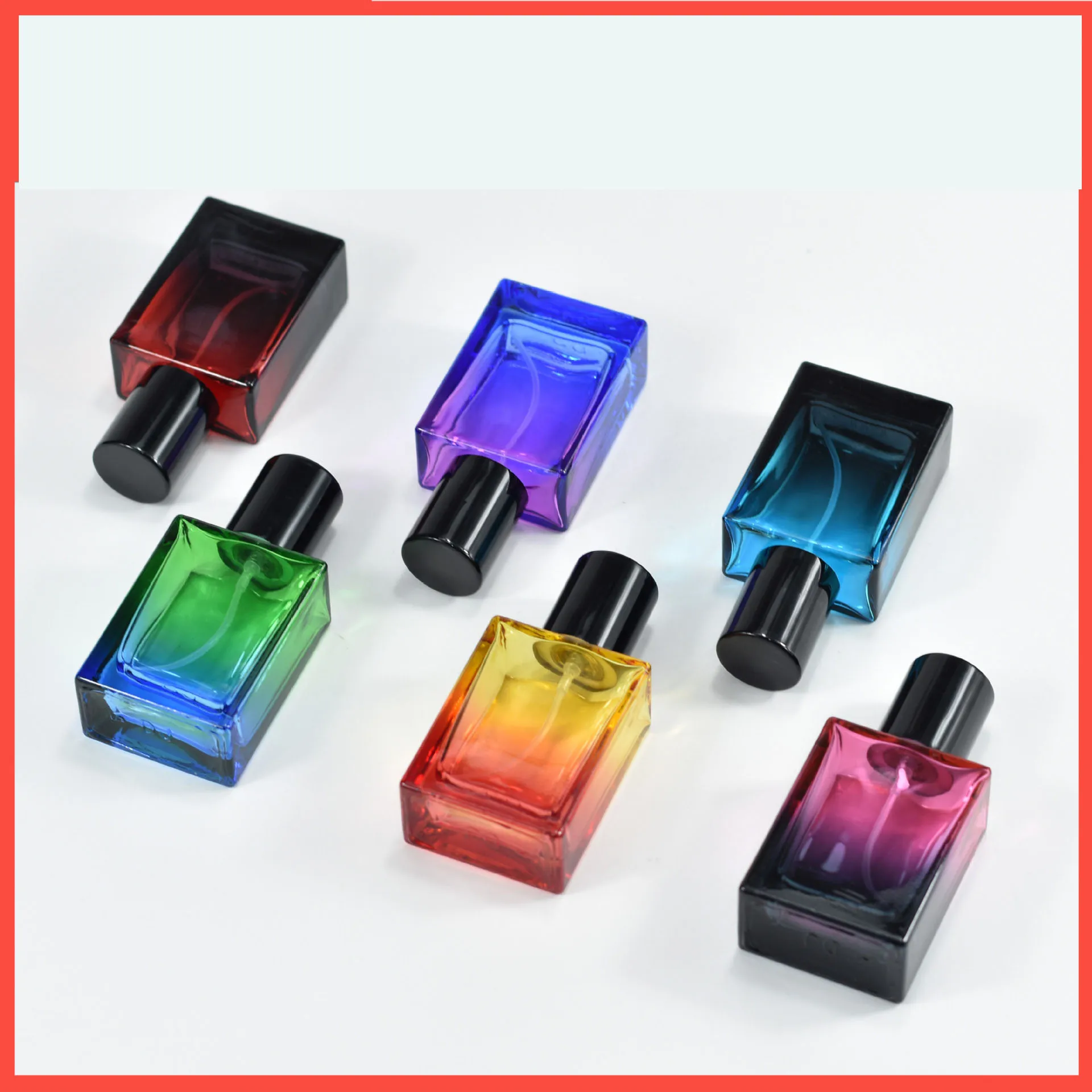 30 ミリリットルガラス勾配香水瓶詰め替え空のファインミスト - Perfume Fragrance Mist のレビューと価格
