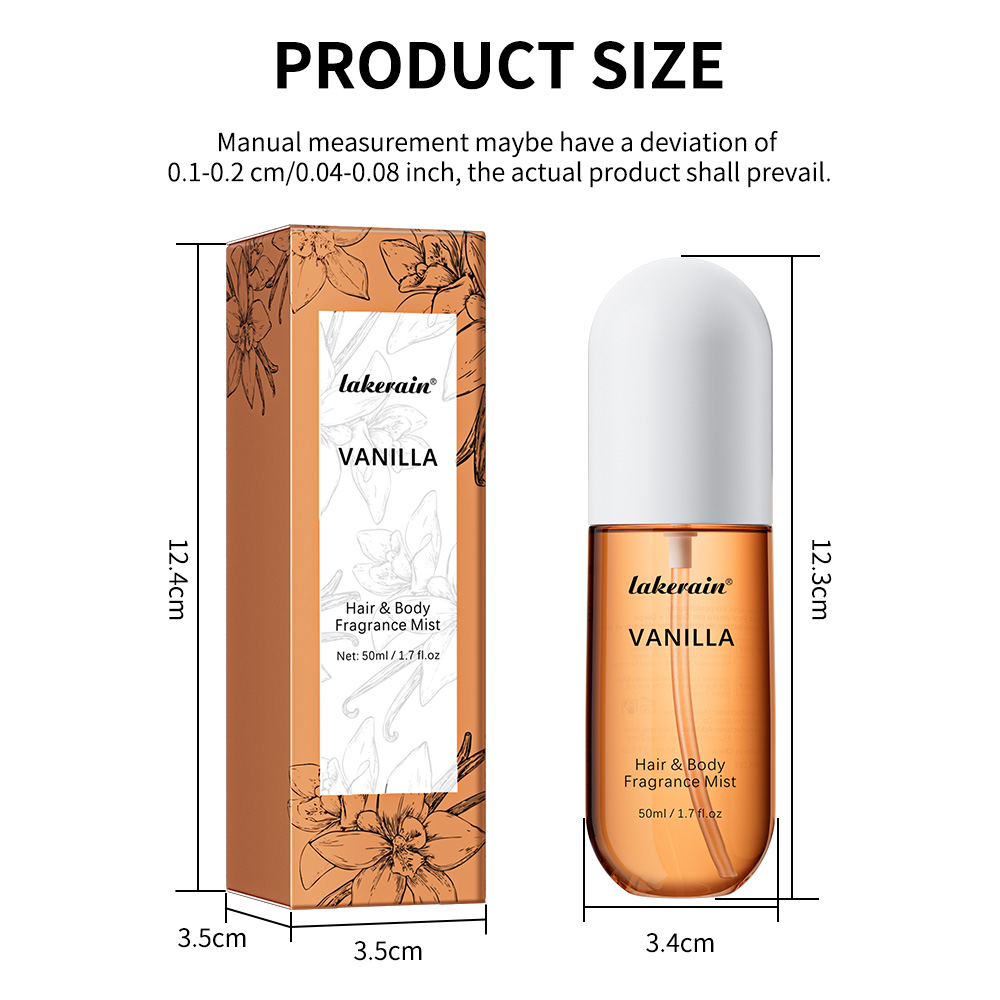 50ml バニラローズフレグランススプレー ヘア＆ボディフレ - Perfume Fragrance Mist のレビューと価格
