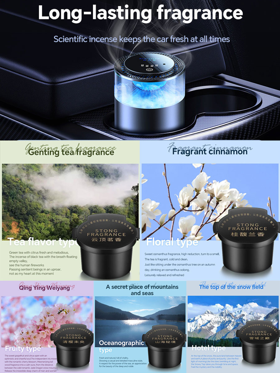 車用芳香剤ディフューザーアクセサリー専用詰め替え液 エッセン - Perfume Fragrance Refill のレビューと価格