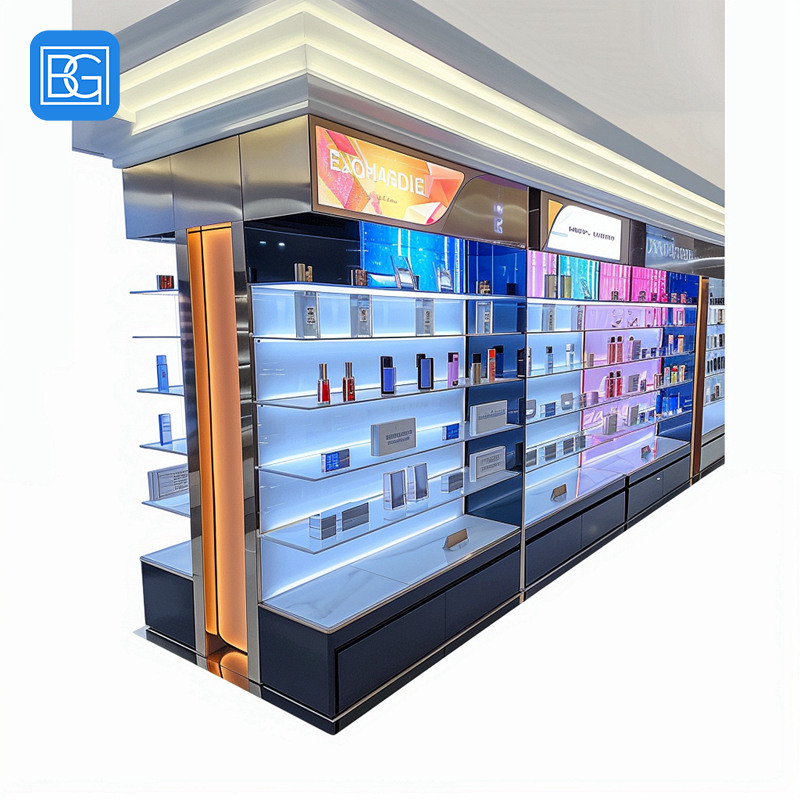 カスタムメイドのショッピングモール香水キオスクショーケースス - Perfume Fragrance Shop のレビューと価格