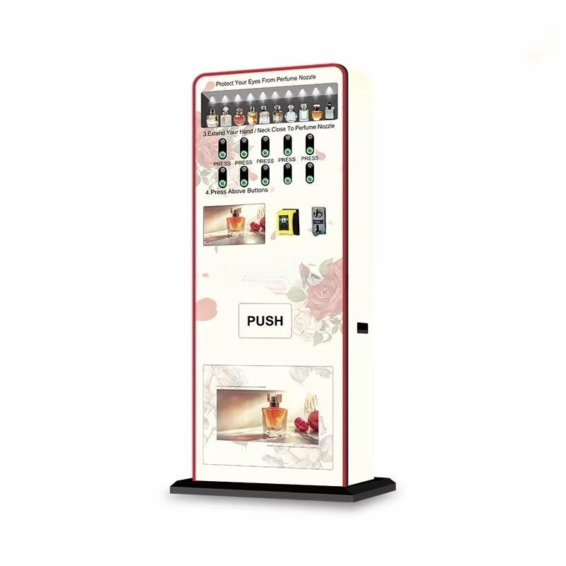 香水自動販売機スタンド 高級ホテル 紙幣 直販 43インチ広 - Perfume Fragrance Direct のレビューと価格