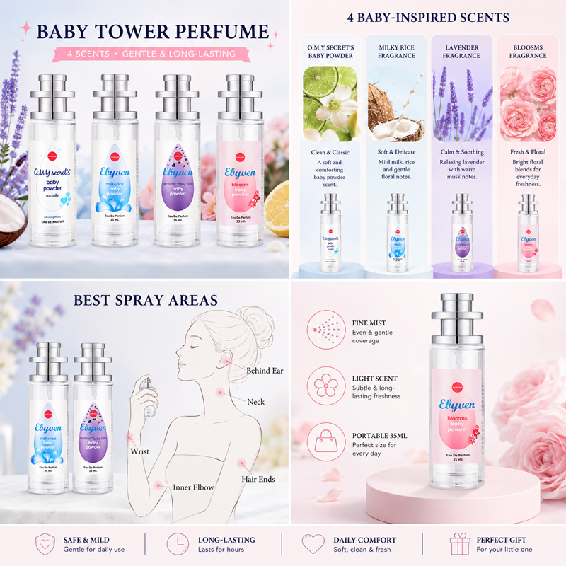 2個入り 35ml ベビーパウダー香水 女性用 長持ちするオ - Perfume Fragrance Samples のレビューと価格