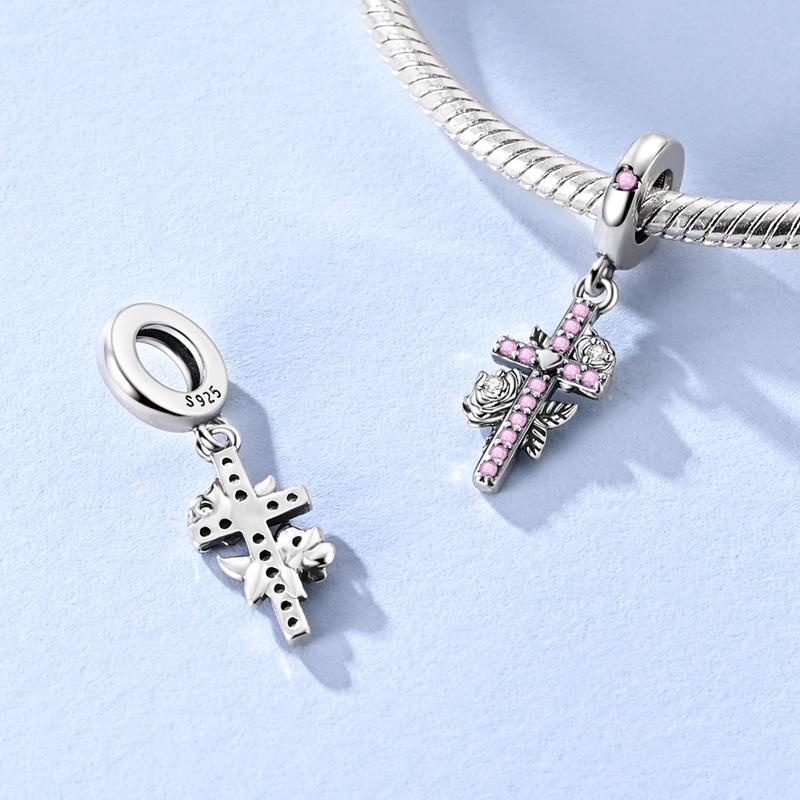 スターリングシルバー925 ピンクチャームビーズ 蝶 香水瓶 - Perfume Fine Fragrance のレビューと価格