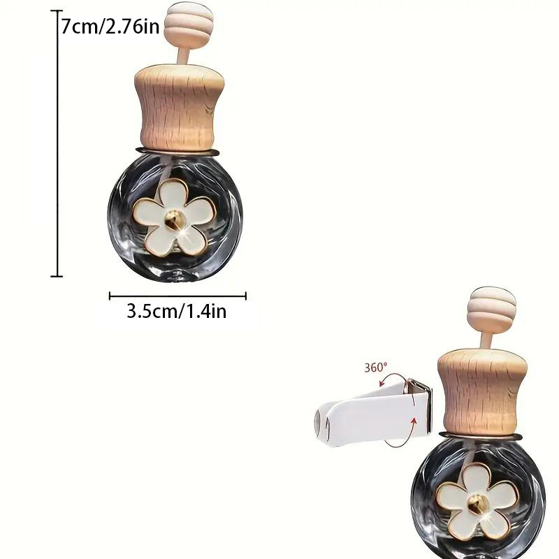 2 個車のフレグランス空のガラスボトルかわいい芳香剤ボトル香 - Perfume Fragrance Refill のレビューと価格