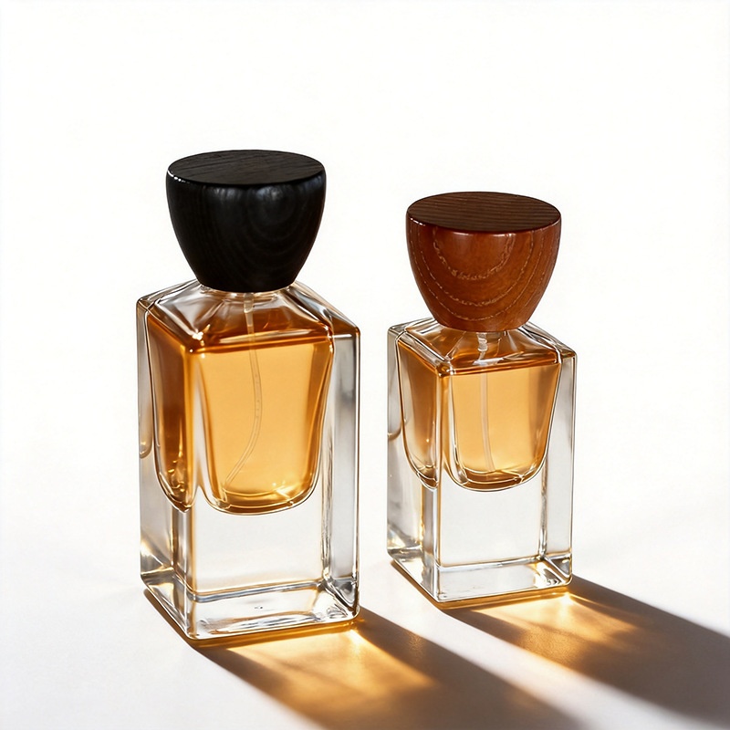 5 個 30/50 ミリリットルプレミアム香水瓶透明な正方形 - Perfume Fragrance Mist のレビューと価格