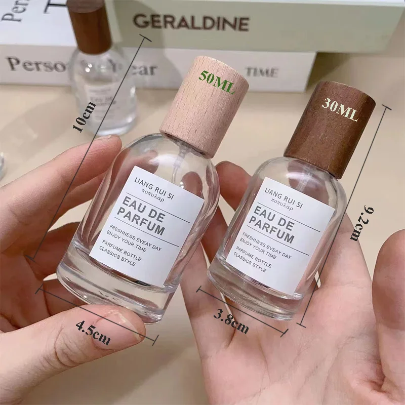30/50 ミリリットルガラス香水瓶スプレーボトル木製キャッ - Perfume Fragrance Mist のレビューと価格