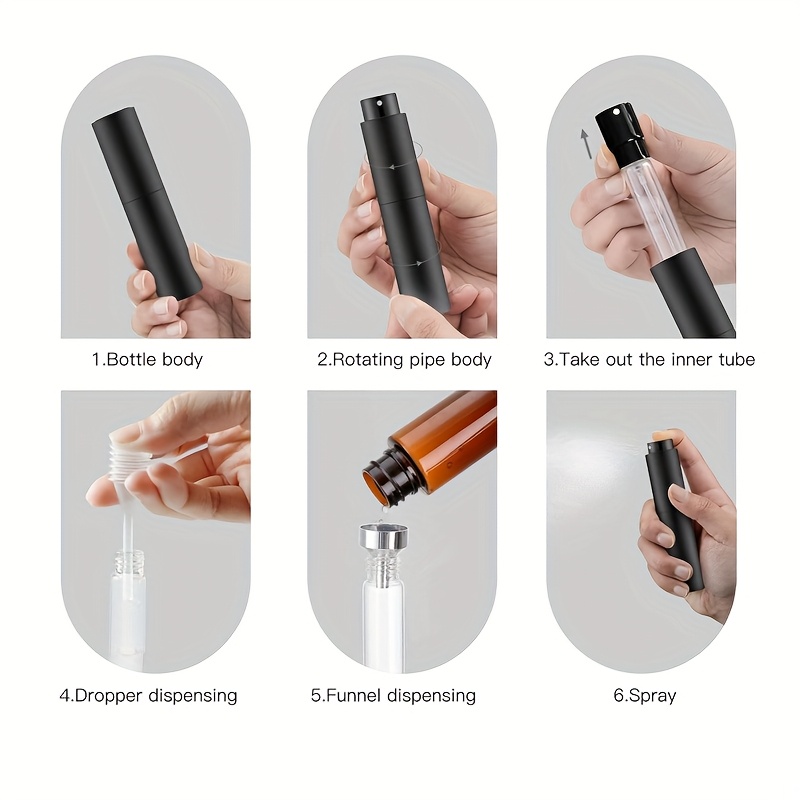 3 旅行用 10ml 香水スプレーボトルセット、詰め替え可能 - Perfume Fragrance Samples のレビューと価格